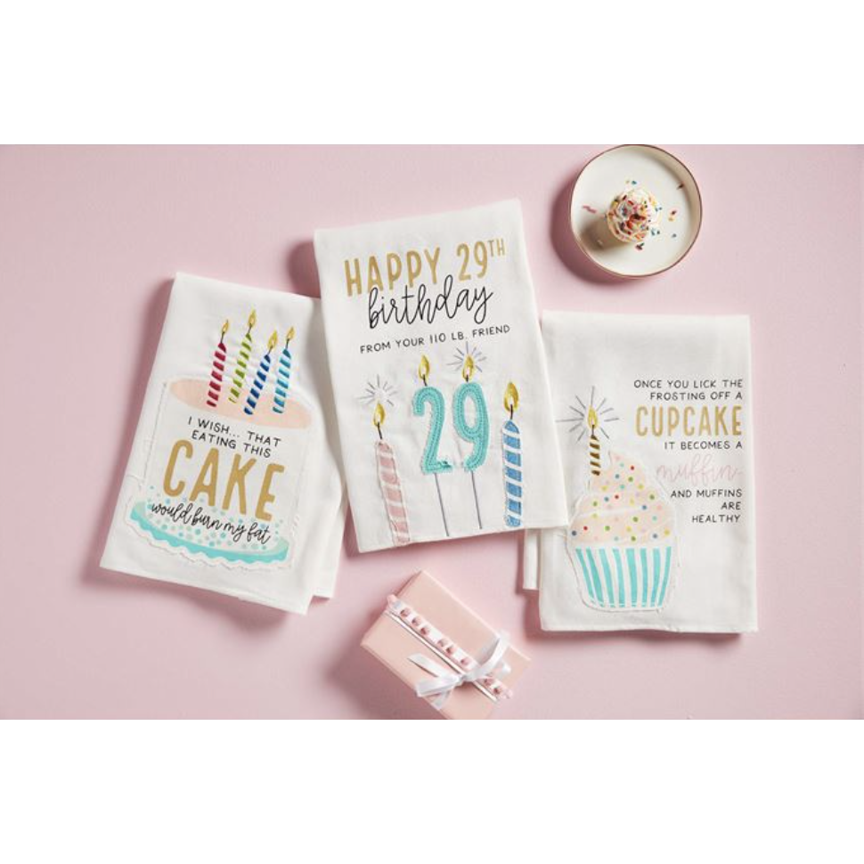 Birthday Cake Towels