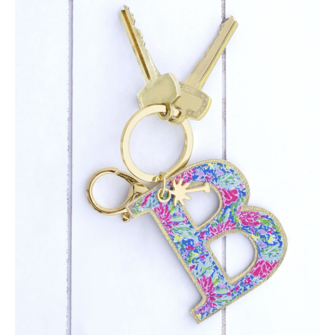 Lilly Pulitzer Initial Keychain