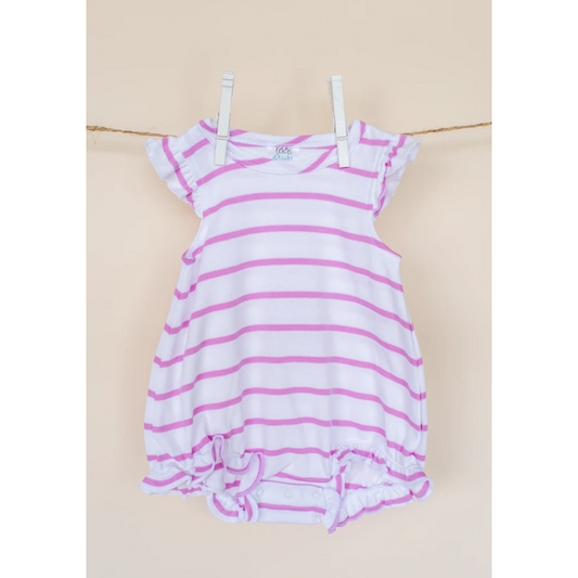 Striped Personalized Angel Sleeve Bubbles