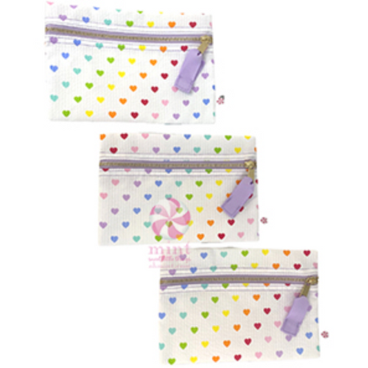 Seersucker Cosmetic Bag