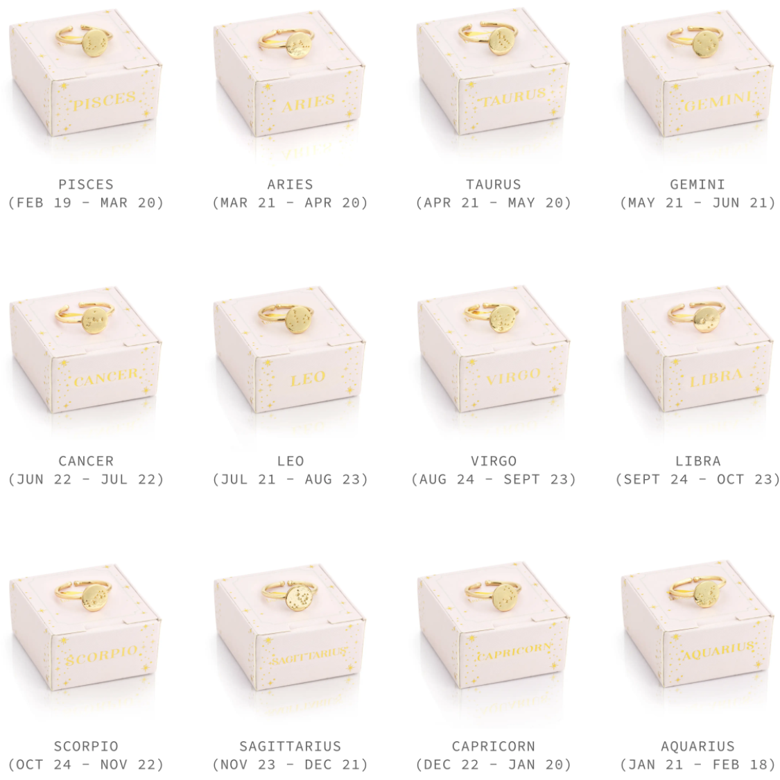 Zodiac Ring