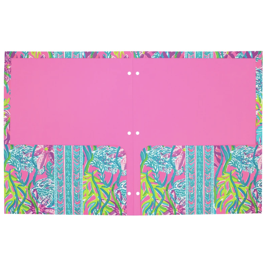 Lilly Pulitzer Pocket Folder Set