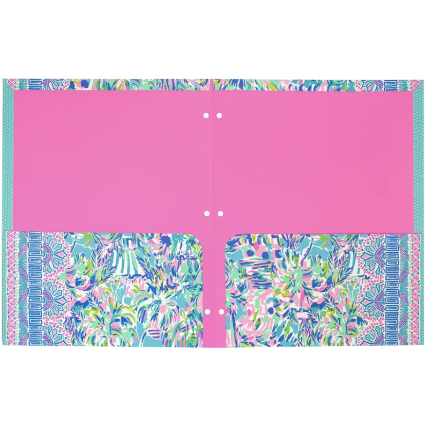 Lilly Pulitzer Pocket Folder Set