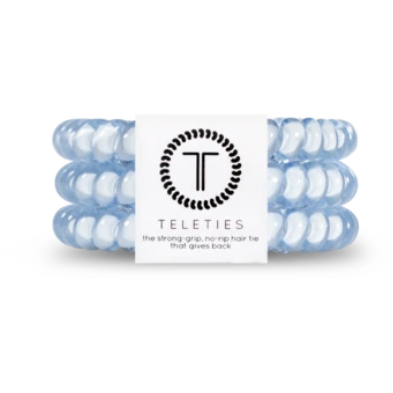 Washed Denim Teleties