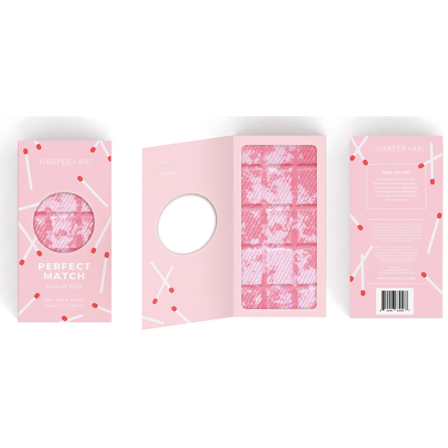 Perfect Match Peach Fizz Bath Bar