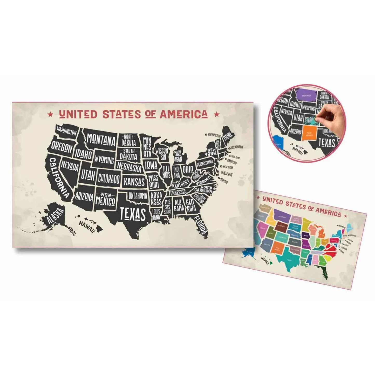 Scratch off Map - USA