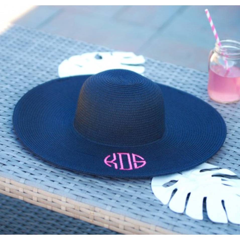 Monogrammed Floppy Hat