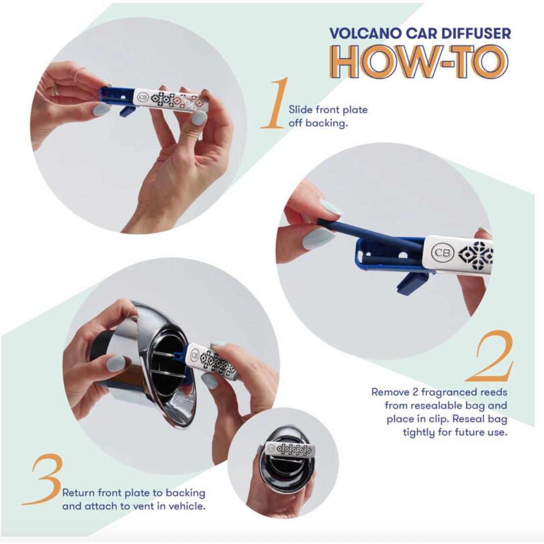Volcano Car Diffuser & Refill