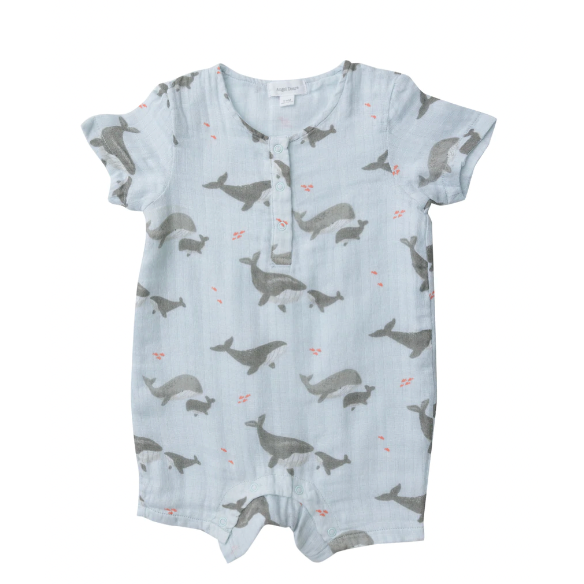 Grey Whales Henley Shortall by Angel Dear