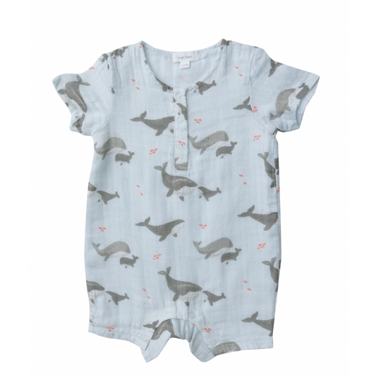 Grey Whales Henley Shortall by Angel Dear