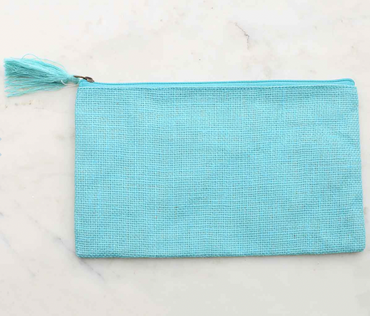 Jute Cosmetic Bag with Personalization