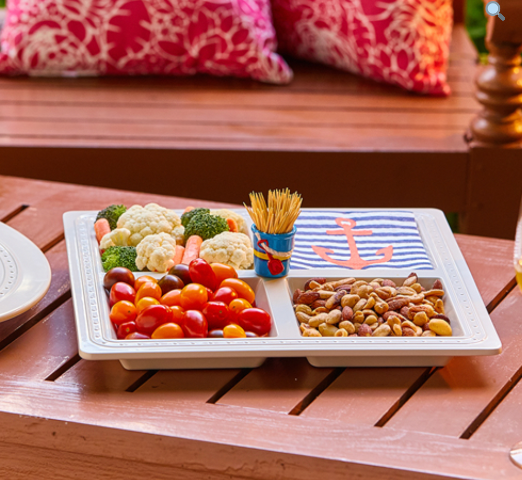 Square Sectional Server by Nora Fleming