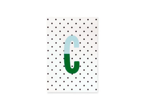 Sparks of Joy Initial Notepad by Kate Spade