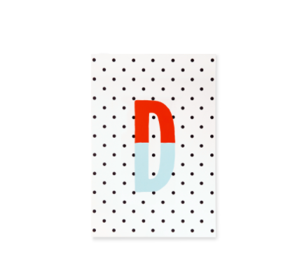 Sparks of Joy Initial Notepad by Kate Spade