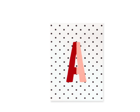 Sparks of Joy Initial Notepad by Kate Spade