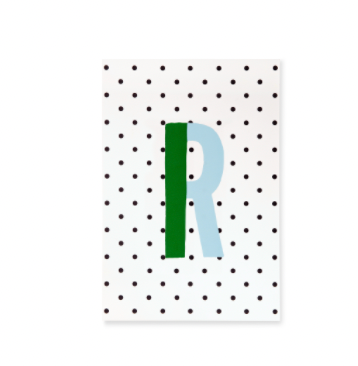 Sparks of Joy Initial Notepad by Kate Spade