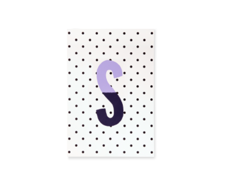 Sparks of Joy Initial Notepad by Kate Spade
