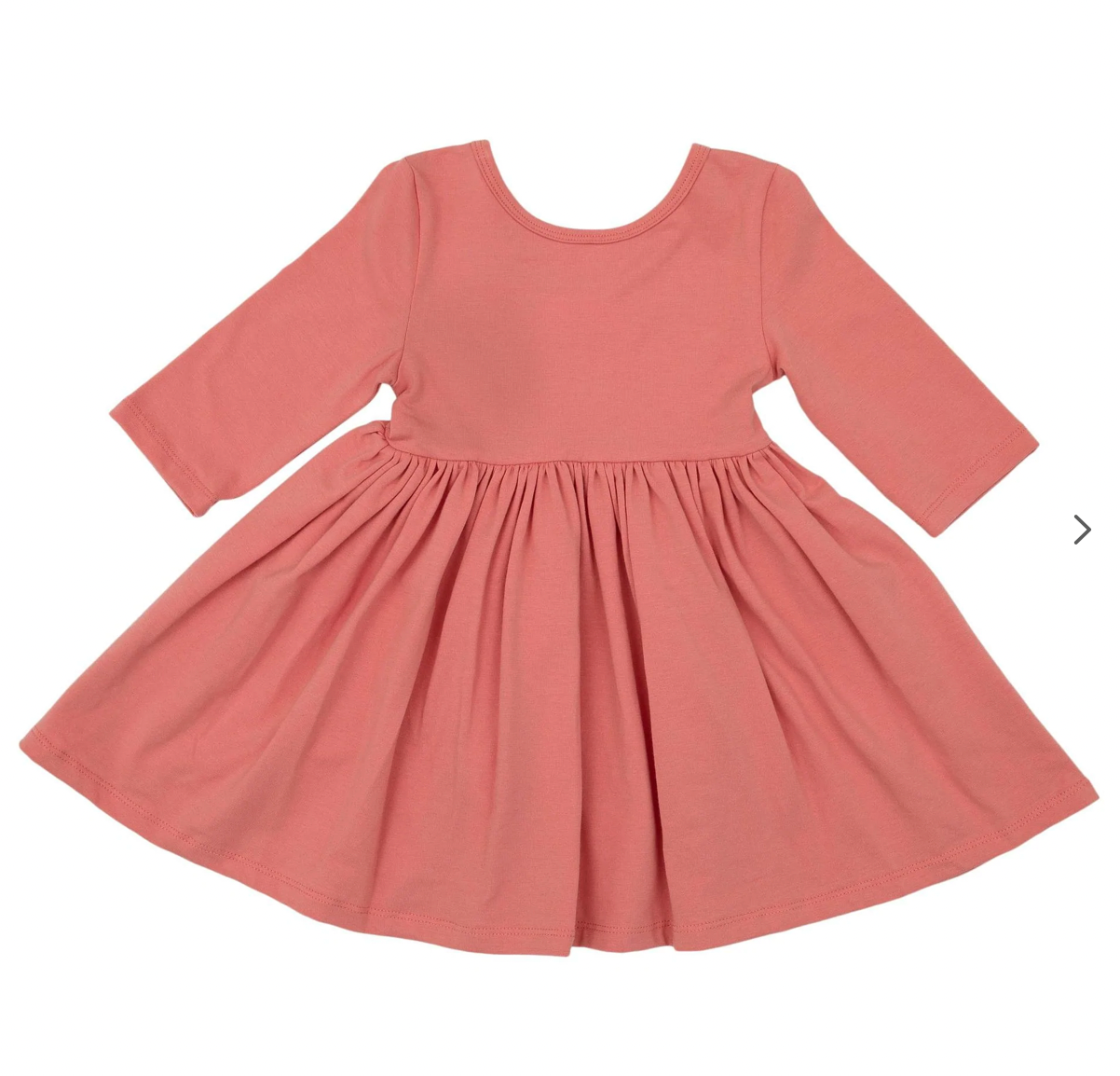 Pumpkin Peach Twirl Dress