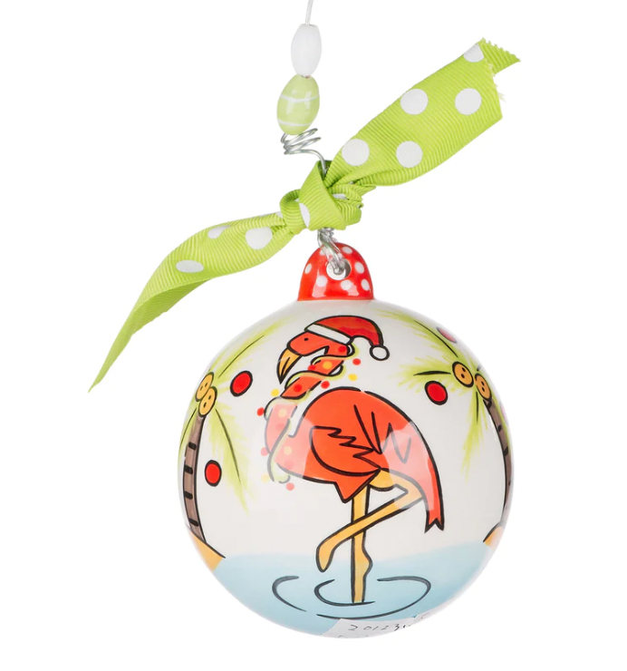 Flamingle All the Way Ornament