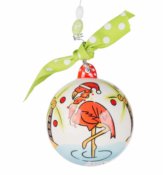 Flamingle All the Way Ornament