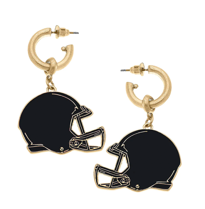 Game Day Helmet Earrings