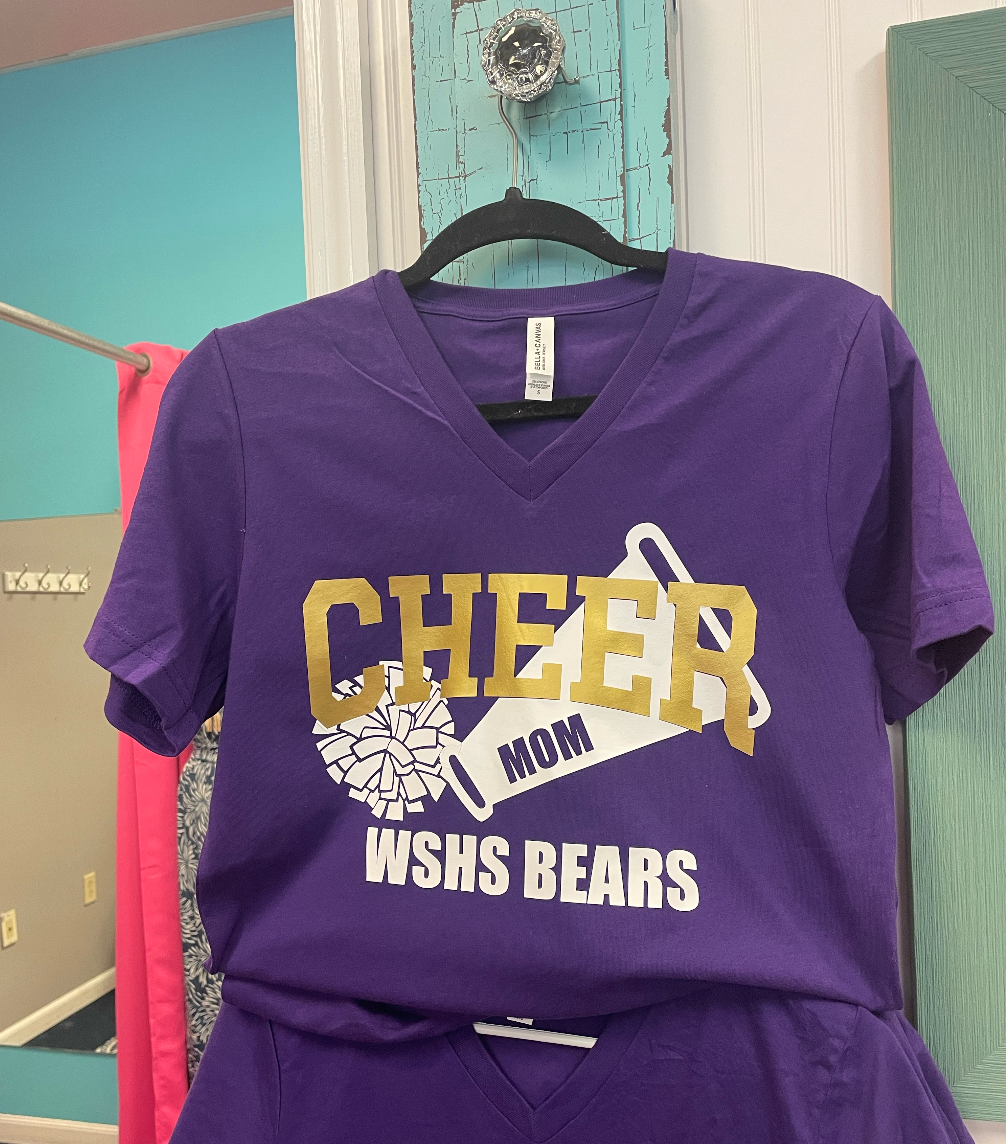 Megaphone CHEER Mom Shirt