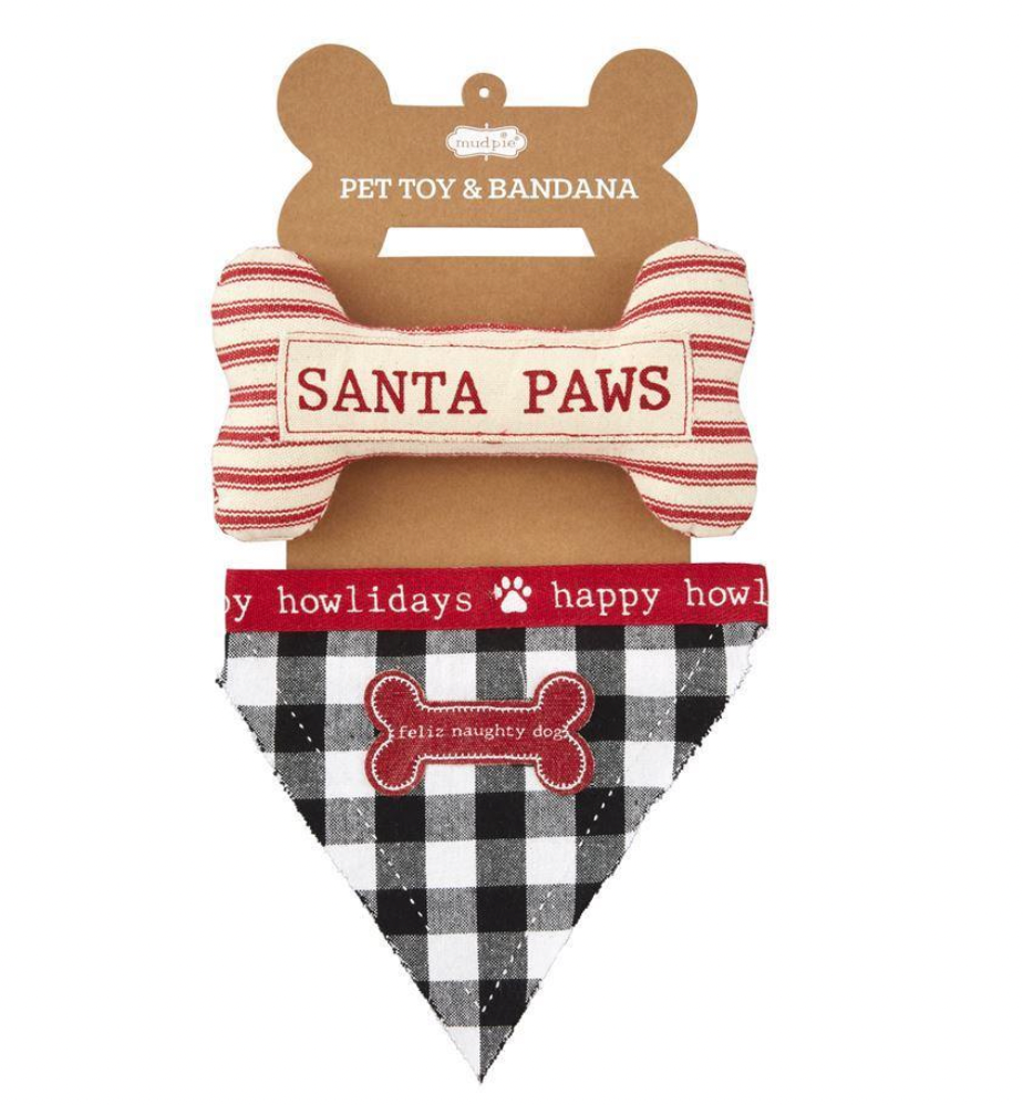 Holiday Pet Toy & Bandana
