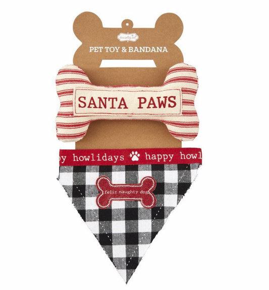 Holiday Pet Toy & Bandana