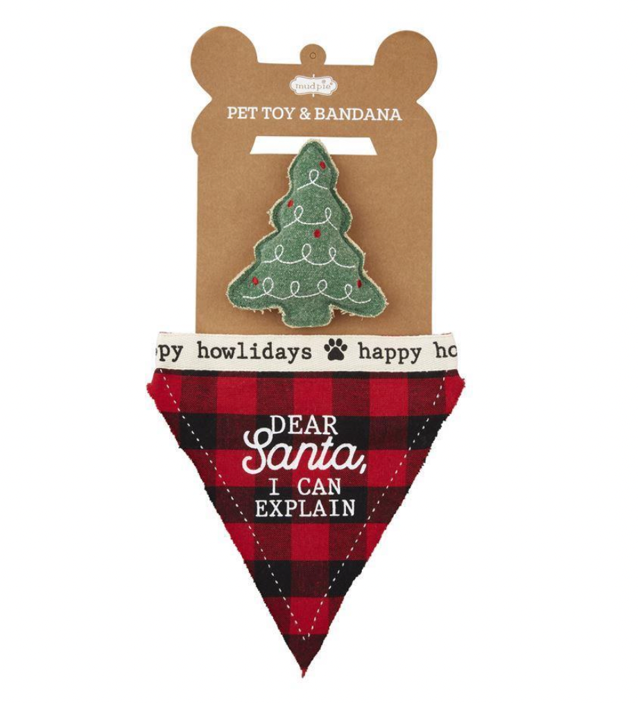 Holiday Pet Toy & Bandana