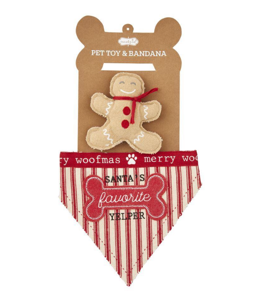 Holiday Pet Toy & Bandana