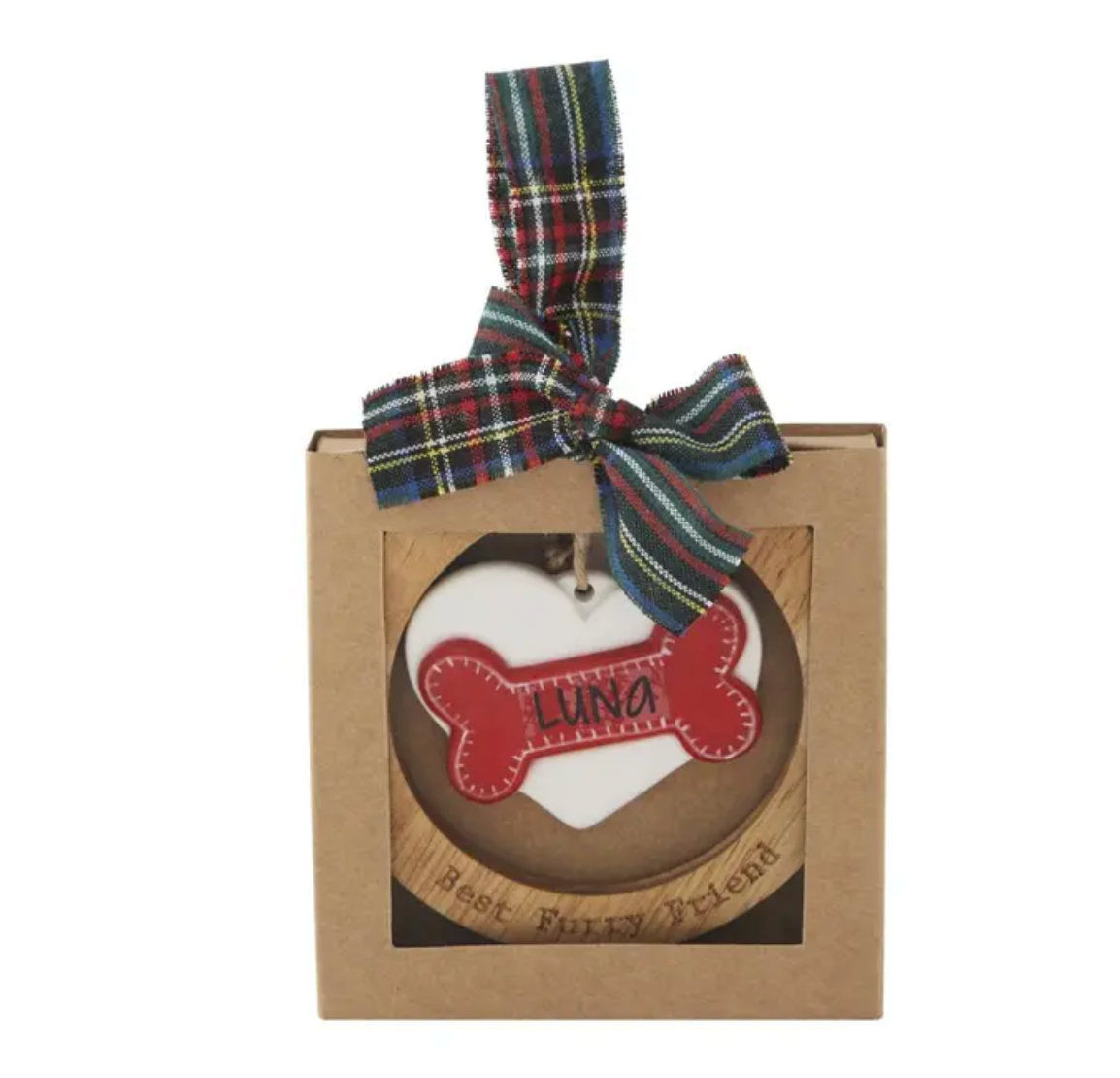Personalized Dog Ring Ornaments