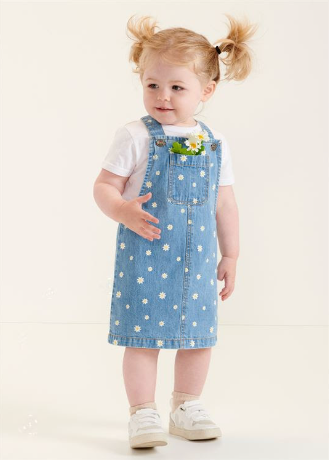 Denim Daisy Overall Dress Denim Daisy Overall Dress