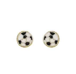 Sport Seed Bead Stud Earring