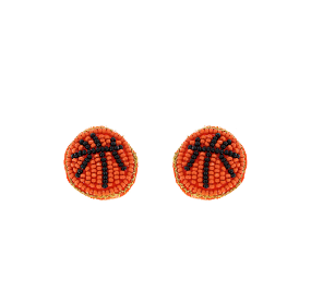 Sport Seed Bead Stud Earring