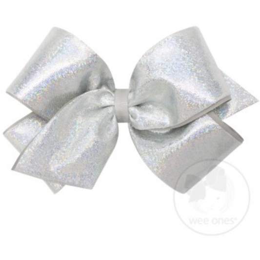 Wee Ones King Glitter Overlay Bow