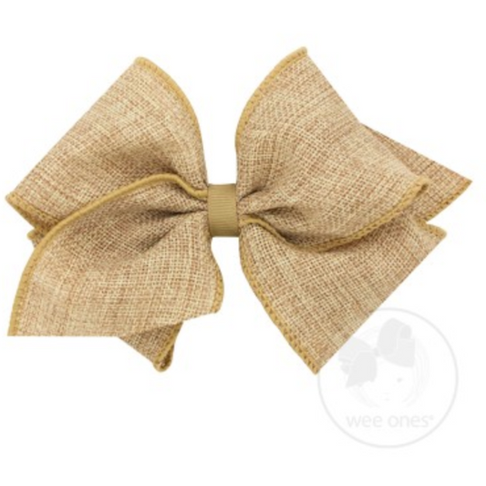 Mini King Burlap Bow