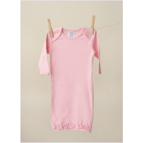 Monogrammed Baby Gown