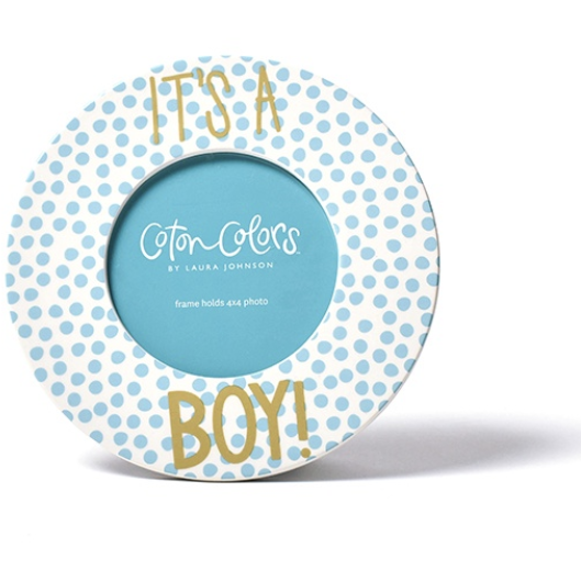 It's A.... Small Dot Round Frame by Coton Colors