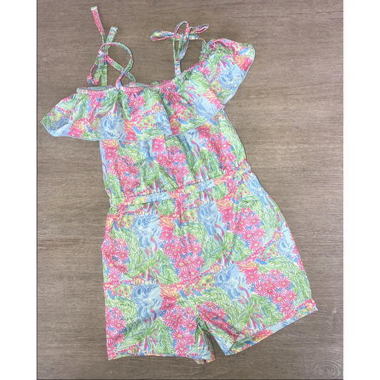 Lillian Pink Romper
