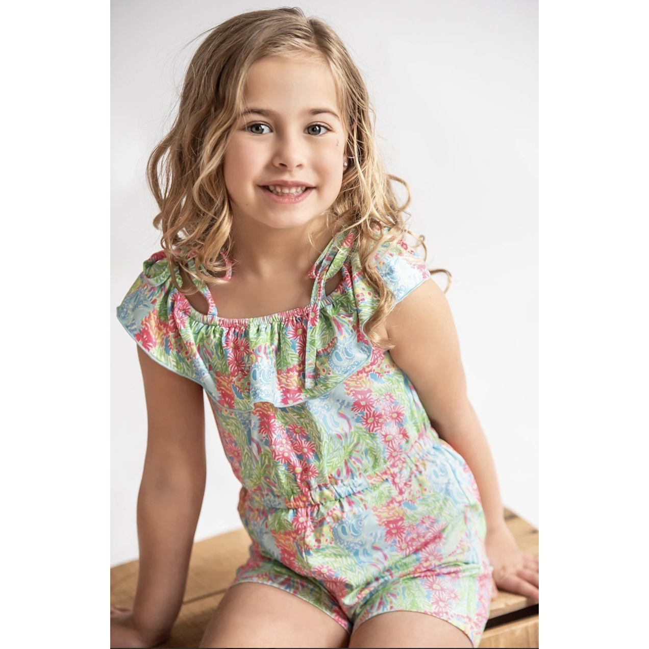 Lillian Pink Romper