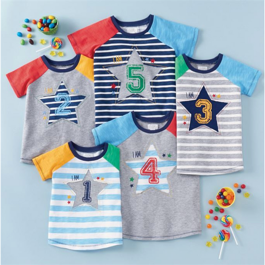 Boy Star Birthday Shirts