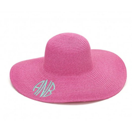 Monogrammed Floppy Hat