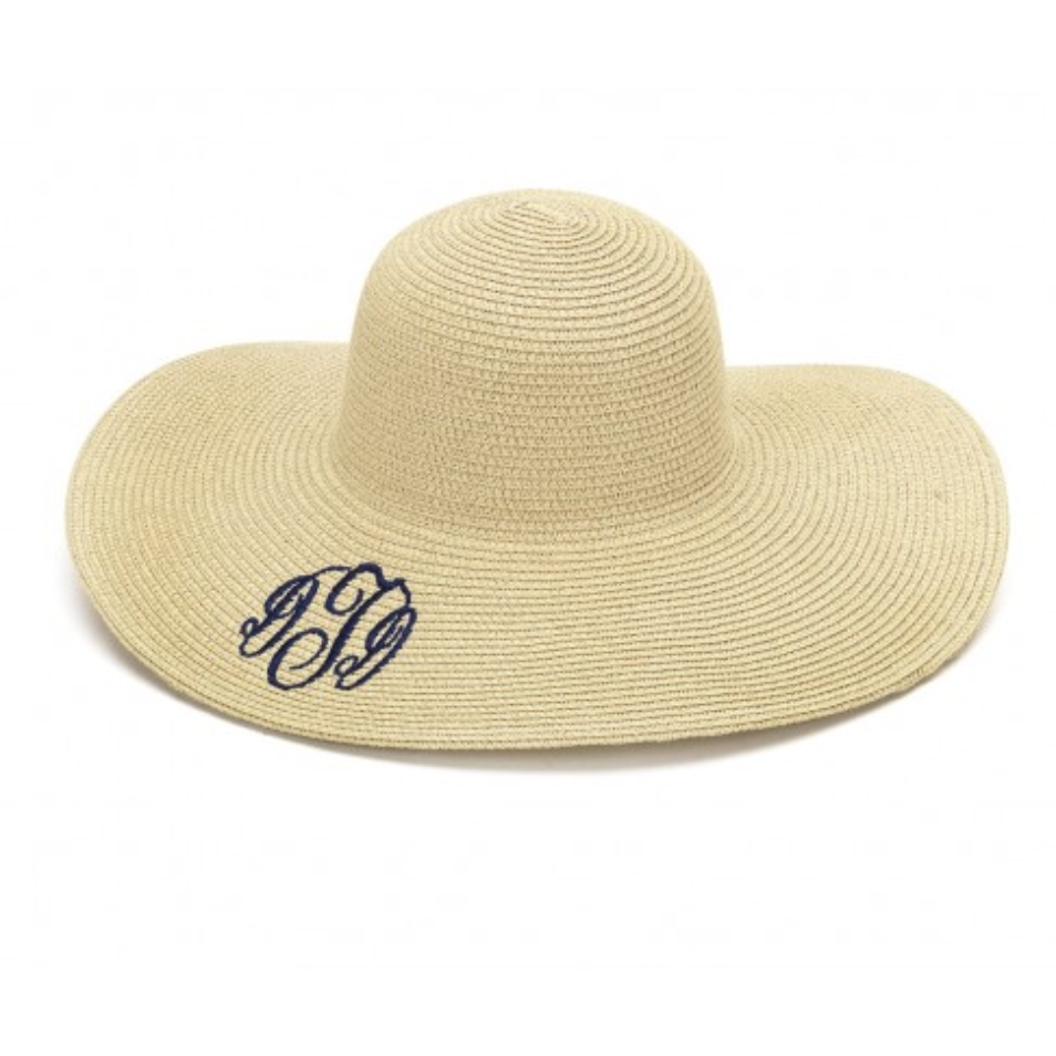 Monogrammed Floppy Hat