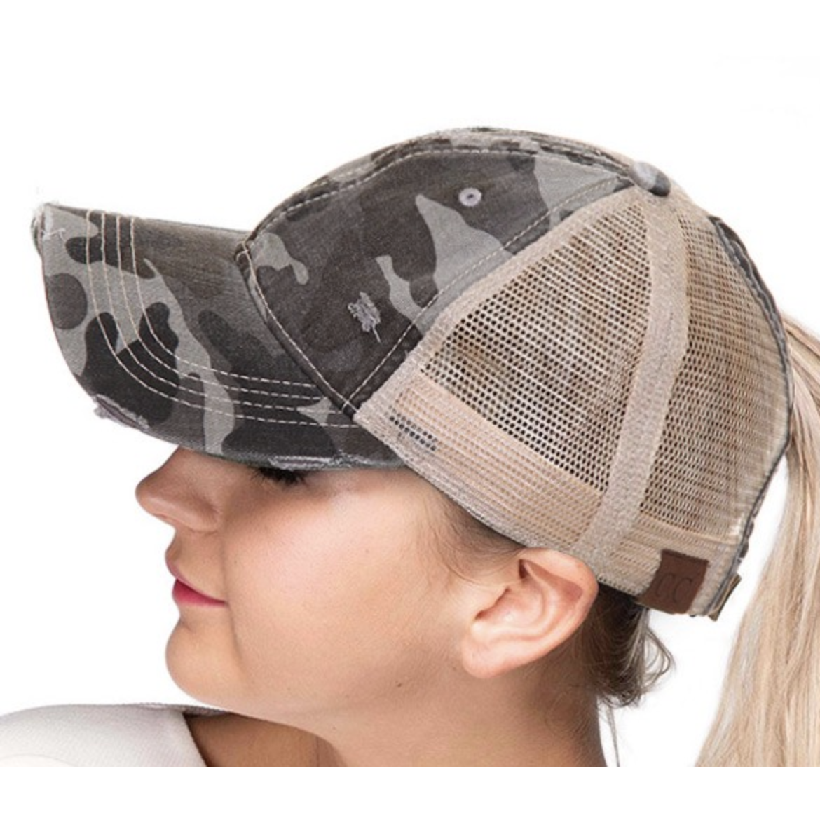 Monogrammed Pony Cap