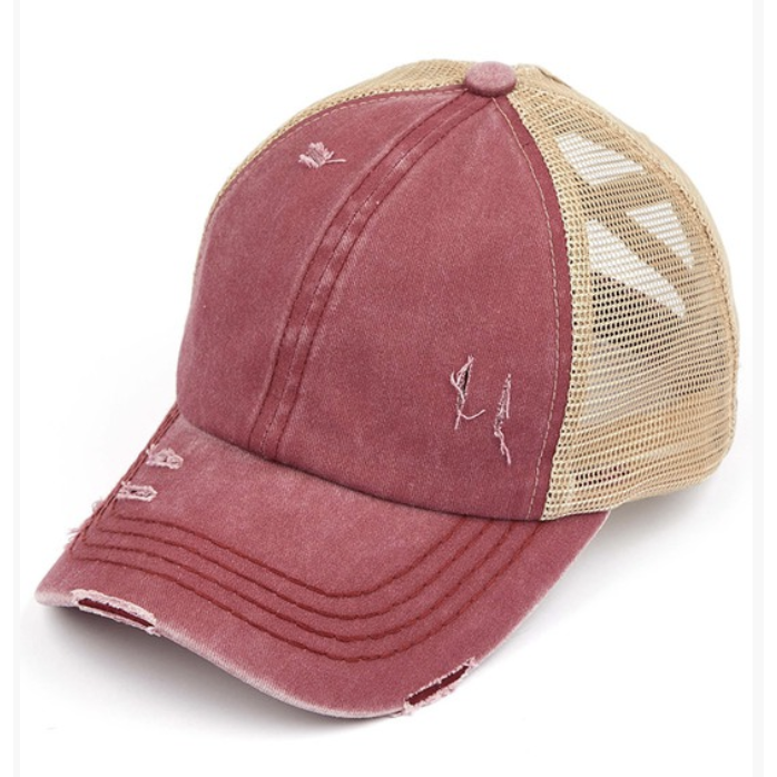 Personalized Elastic Criss Cross Hat