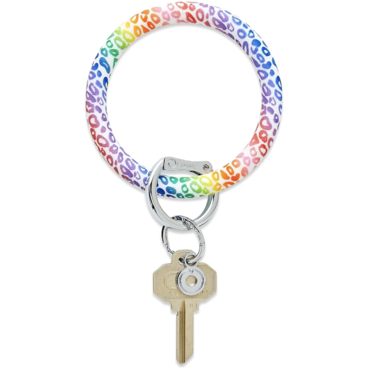 Print Silicone Big O Key Rings