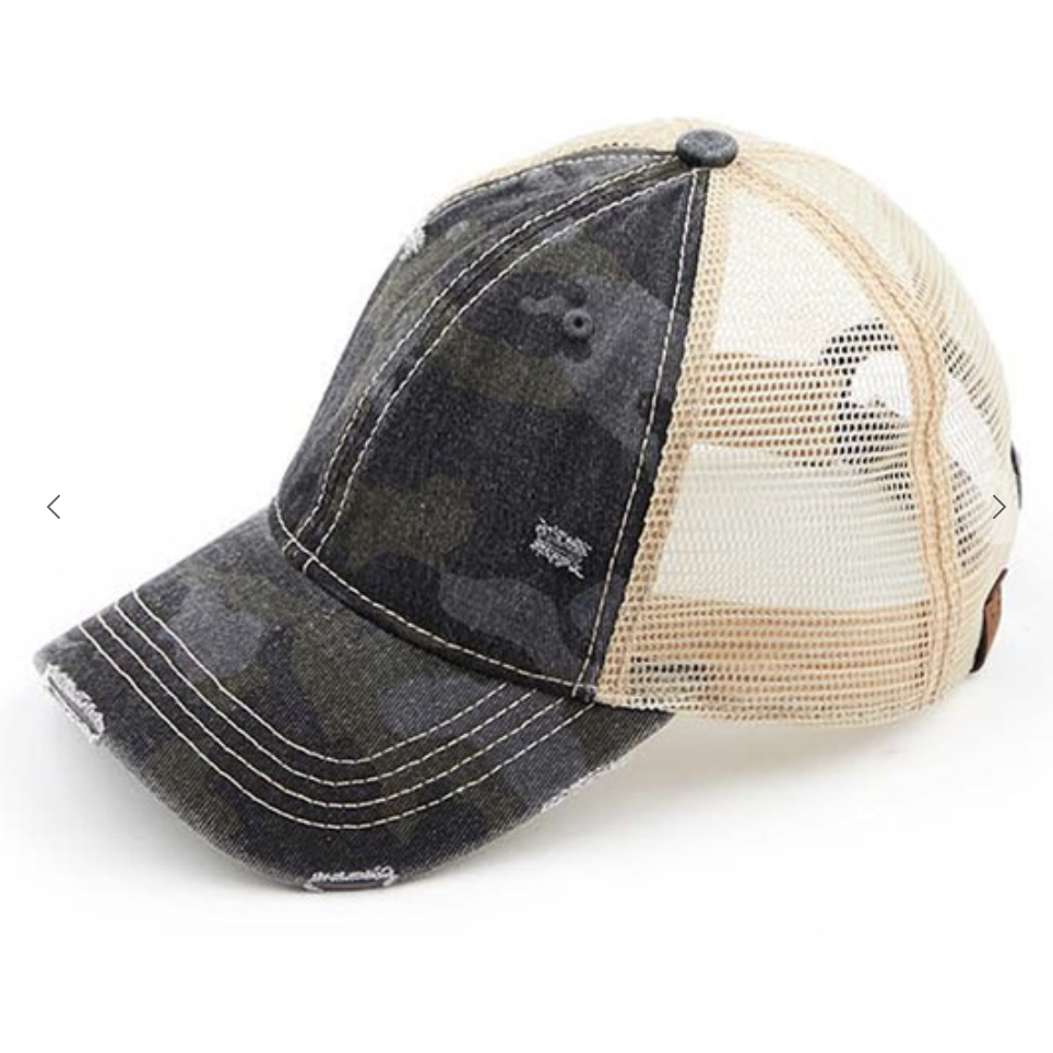 Camouflage Monogrammed Trucker Hat