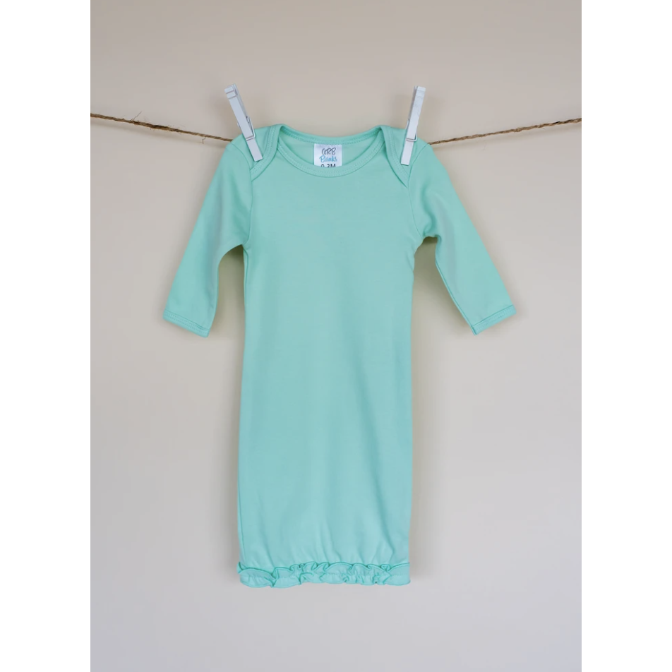 Monogrammed Baby Gown