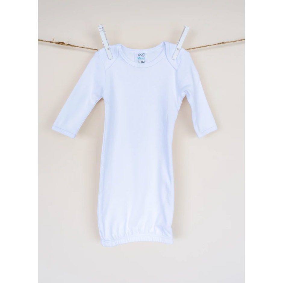 Monogrammed Baby Gown