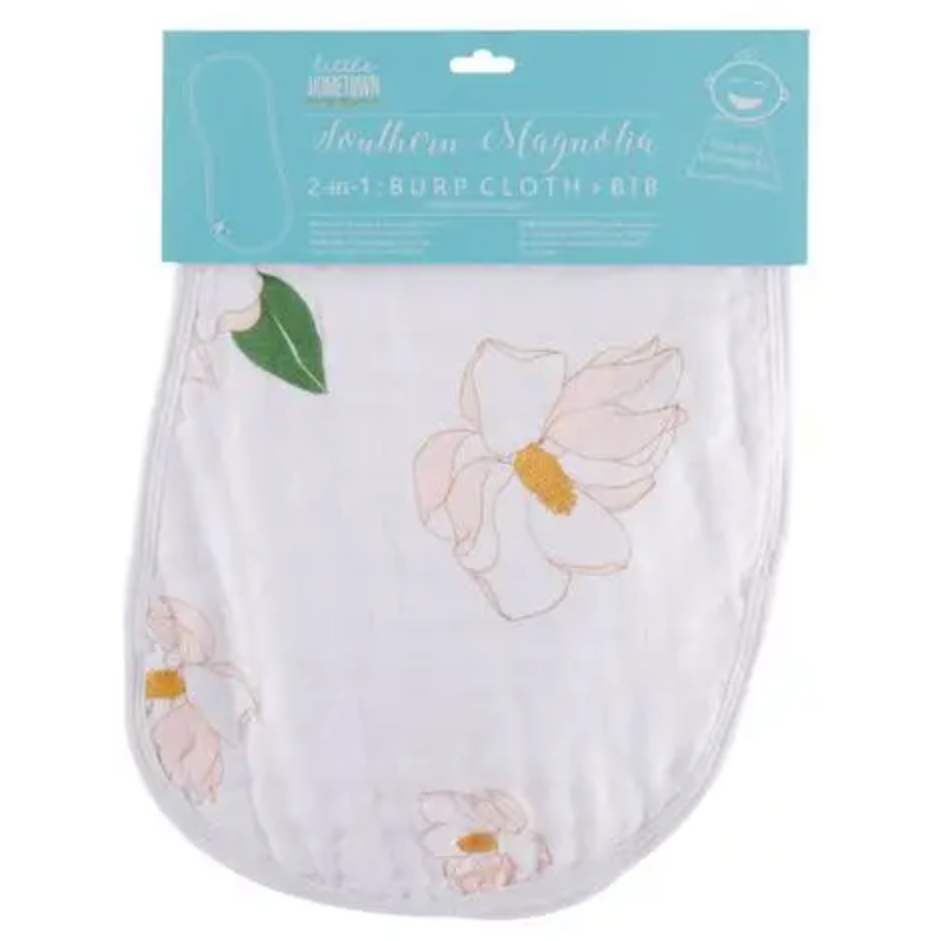 Little Hometown 2-in-1 Burp Cloth & Bib